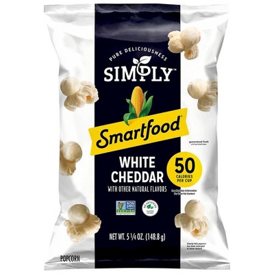 Smartfood Simply Popcorn White Cheddar 5.25 Oz