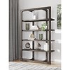 Signature Design By Ashley Breckington 4-Shelf Bookcase - Dark Brown Wood Finish - 2 of 4