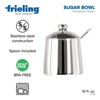 Frieling Sugar bowl /spoon, mirror finish, 10 fl. Oz., Stainless steel - 2 of 4