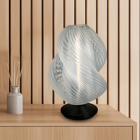 JONATHAN Y Gema 13.5" Mid-Century Coastal Plant-Based PLA 3D Printed Dimmable (Includes LED Light Bulb) Table Lamp - image 1 of 4