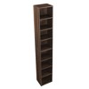 Vynxaria Walnut 8-Layer Media Tower & Display Cabinet with Adjustable Shelves, Versatile for All. - image 3 of 4