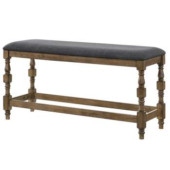 Bringe Upholstered Counter Height Bench - HOMES: Inside + Out