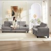 Mjkone 82" Width 3-Seat Sofa&Loveseat,Modular Sectional Couch Furniture Sets - 4 of 4