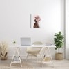 Stupell Industries AA Woman Pink Floral Crown Abstract Portrait Canvas Wall Art - 2 of 4