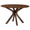 Baxton Studio Mana Modern Grey and Walnut Brown Wood 7-Piece Dining Set - 3 of 4