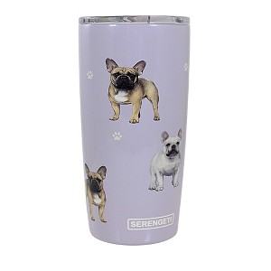 E & S Imports 7.0 Inch French Bulldog Serengeti Tumbler Hot Or Cold Beverages Tumblers - 1 of 3