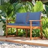 PAGED Outdoor Deep Seat Cushion Set,24x 24 inch,Waterproof Fade-Resistant Patio Furniture Cushions with Removable Covers,2PC - 2 of 4