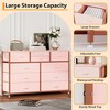 10-Drawer Dresser TV Stand, Small TV Cabinet with Metal Frame, Chest of Drawers - 3 of 4
