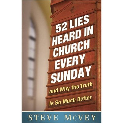 52 Lies Heard in Church Every Sunday - by  Steve McVey (Paperback)