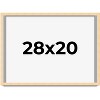 PosterPalooza | Classic Modern Yellow Picture Frame - UV Acrylic, Backing Board, Hanging Hardware Included - 2 of 4