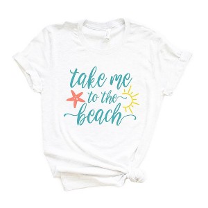 Simply Sage Market Women's Take Me To The Beach Short Sleeve Graphic Tee - 1 of 4