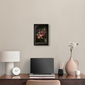 Art Remedy Fleeting Elegance Gothic Floral Art  Framed - 1 of 4