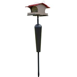 JCS Wildlife Large Poly Hopper Bird Feeder  - Mounting Pole Bundles Available! - 1 of 4