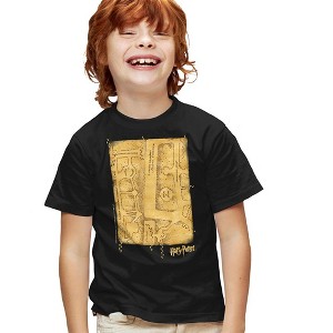 Boys' Harry Potter Marauders Map Interior T-Shirt - 1 of 4