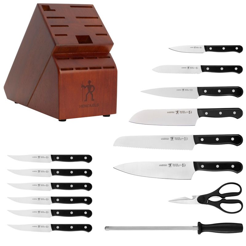HENCKELS Solution Razor-Sharp 15-pc Knife Set, German Engineered Informed by 100+ Years of Mastery, Chefs Knife, 2 of 5