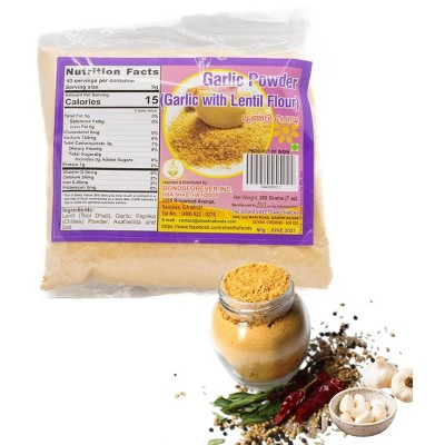 Grand Sweets & Snacks Spicy Traditional Garlic Podi – Pack of 3 × 200 g = 600 g
