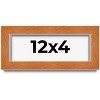 PosterPalooza | Panoramic Flat Brown Picture Frame - UV Acrylic, Foam Board Backing, Hanging Hardware - 2 of 4