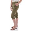 Aventura Clothing Women's Solid Delmar Crop Pant - image 3 of 4