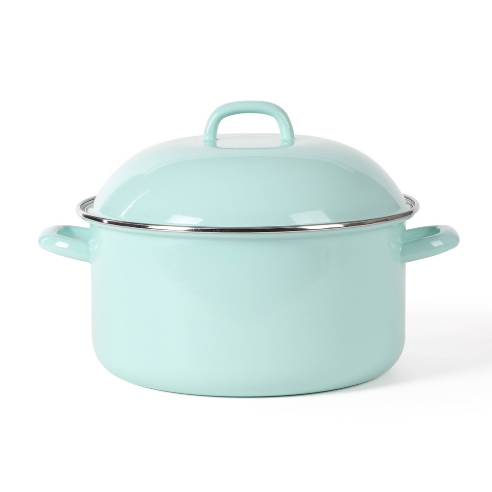 Martha Stewart 6.4qt Thayer Dutch Oven with Lid Blue