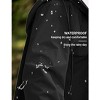 COOFANDY Men's Rain Jacket with Hood Waterproof Lightweight Active Long Raincoat - 4 of 4
