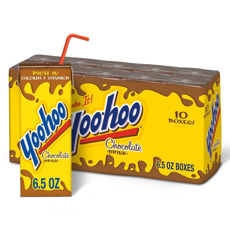 Yoo-hoo Chocolate Drink - 10pk/6.5 fl oz Boxes, 1 of 8