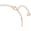 'Infinity Heart' Jewelry Collection, Necklace and Bracelet Set in Rose Gold & Rhodium with Clear Crystals - 3 of 4