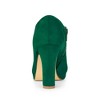 Allegra K Women's Platform Round Toe Chunky Heel Ankle Booties - 3 of 4
