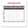 Monthly Desk Pad Calendar, Floral Artwork, 22 x 17, Black Binding, White/Multicolor Sheets, 12-Month (Jan-Dec): 2026 - 2 of 4