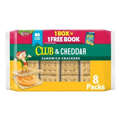 Keebler Club & Cheddar Sandwich Crackers - 8ct