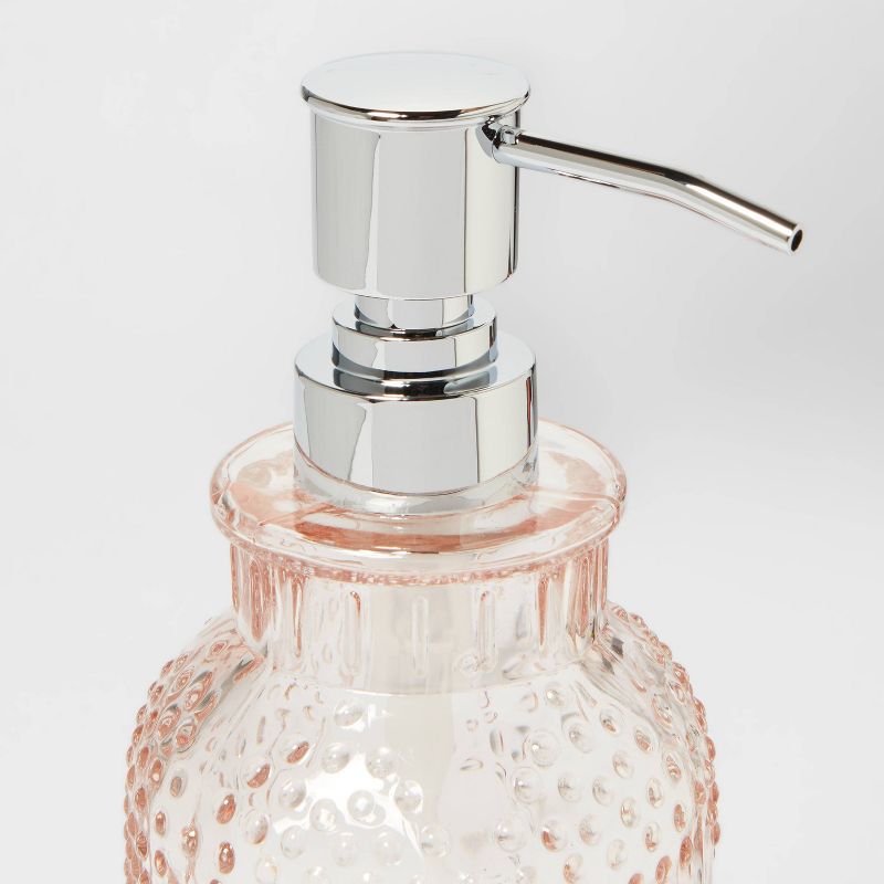 Glass Soap/Lotion Dispenser Blush - Threshold&#8482;, 3 of 9