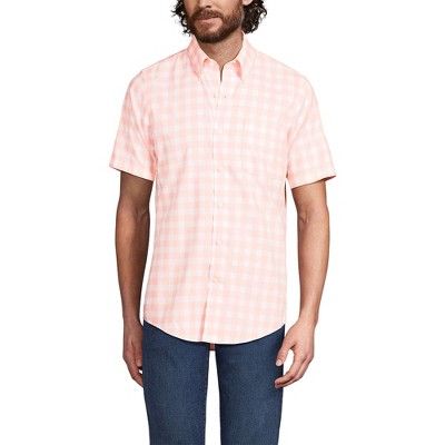 Lands' End Men's Short Sleeve No Iron Twill Shirt