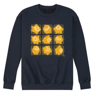 Men's - Disney - The Many Faces Of Star Graphic Fleece Sweatshirt - 1 of 4