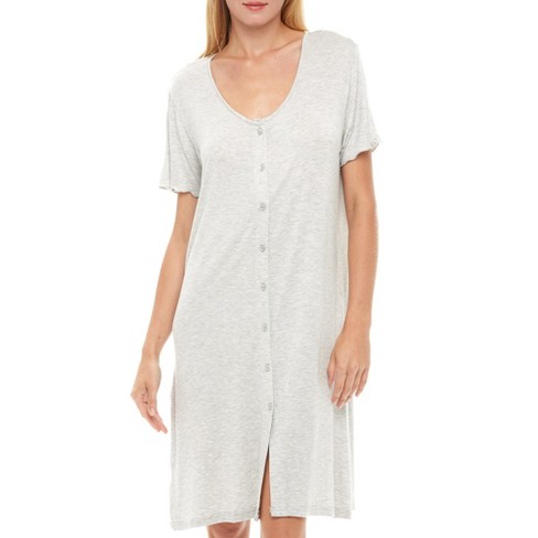 Adr Women s Knit Sleep Shirt Short Sleeve Nightshirt Lightweight