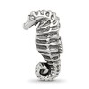 Black Bow Jewelry Antiqued Sterling Silver 3D Seahorse Bead Charm - 3 of 4