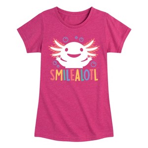 Girls' - Instant Message - Smilealotl Fitted Short Sleeve Graphic T-Shirt - 1 of 4