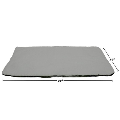 Pet Adobe Thermal Self-Warming Dog Bed – 36" x 24", Gray