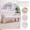 46.85'' Chenille Double Armchair Sofa with Ergonomic Design and Comfortable Seating for Living Room - 2 of 4