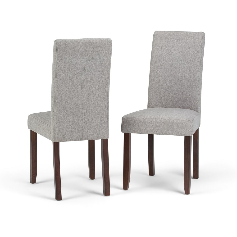 Photos - Chair Set of 2 Normandy Parson Dining  Cloud Gray - WyndenHall: Upholstere