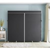 VIPEK V40C Plus Heavy Duty Clothes Rack with Cover, Extra Large Covered Wardrobe Closet Black Rack with Polyester Fabric Cover, Max Load 1300lbs - 3 of 4