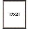 PosterPalooza | Simple Silver Picture Frame - UV Acrylic, Foam Board Backing, Hanging Hardware - 2 of 4