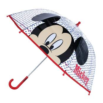 Textiel Trade Kid's Disney Mickey Mouse and Polka-Dot Bubble Stick Umbrella