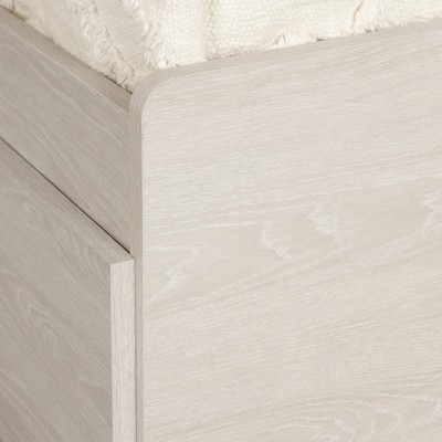 Winter Oak Twin Mate's Bed with 3 Drawers
