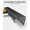 60" tractor rake, landscape rock rake, 3-point dethatcher; fits Category 1 hookup, tow-behind tool for landscapers and grass combing. - 3 of 4