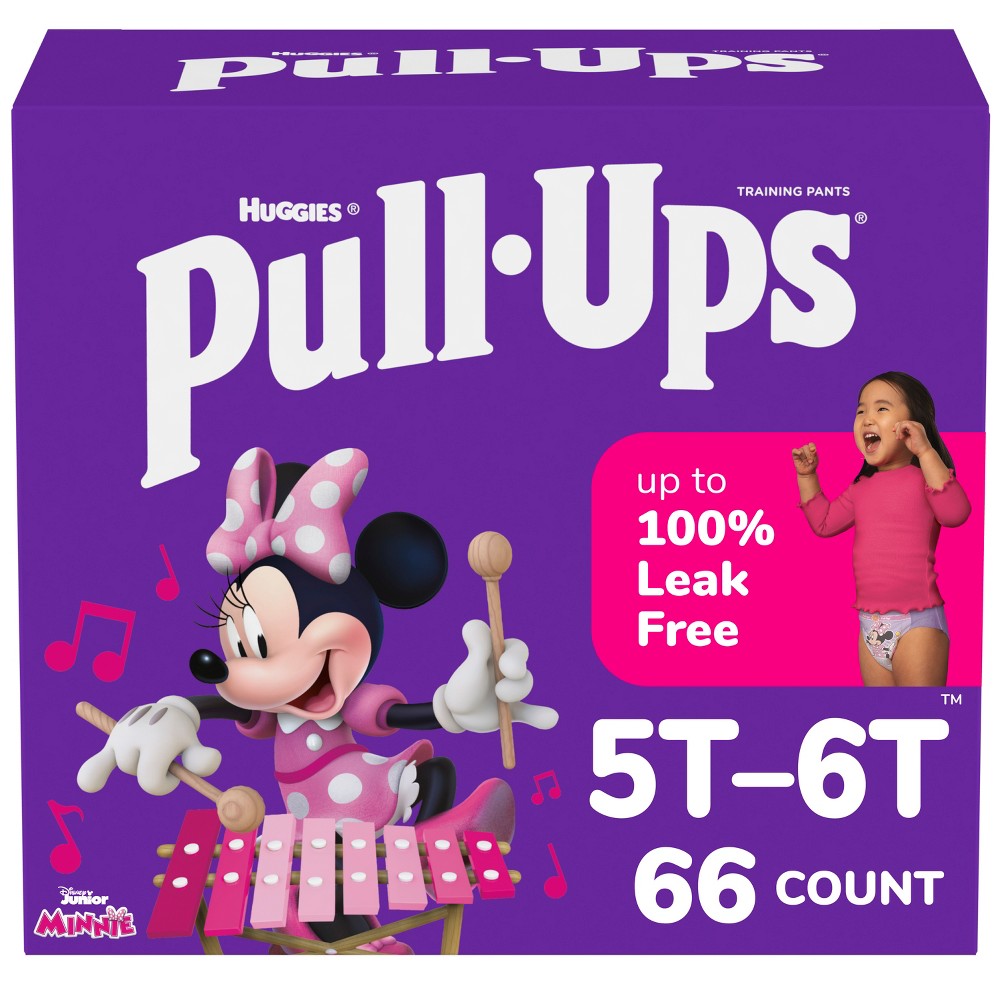 Photos - Baby Hygiene Pull-Ups Girls' Learning Designs Training Pants Giga Pack - Size 5T-6T - 6