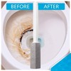 Impresa [4 Pack] Extra Long Handled Pumice Stone Toilet Bowl Cleaner - Limescale Remover - Pumice Toilet Brush - 3 of 4