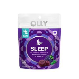 OLLY 3mg Melatonin Sleep Gummies - Blackberry Zen - 1 of 4