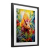 Stupell Industries Colorful Dinosaur in Jungle Framed Print Under Glass Art - 2 of 4