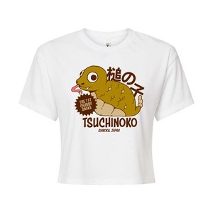 Women's - Instant Message - Tsuchinoko Cropped Graphic T-Shirt - 1 of 4