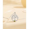 Molenia Tree of Life Necklace for Women, 925 Sterling Silver Birthstone Family Tree of Life Pendant Birthday Gifts - 3 of 4