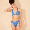 Women's Ribbed Textured Low-Rise Ultra High Leg Super Cheeky Bikini Bottom - Wild Fable™ - 3 of 4